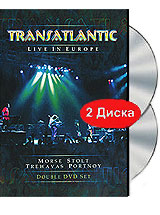 Transatlantic: Live In Europe (2 DVD) Формат: 2 DVD (PAL) (Подарочное издание) (Картонный бокс + кеер case) Дистрибьютор: Концерн "Группа Союз" Региональный код: 0 (All) Количество слоев: DVD-9 инфо 543f.
