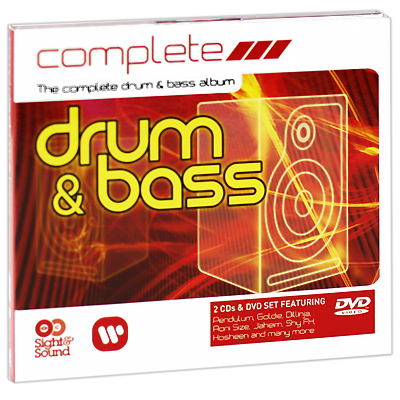 Complete Drum & Bass (2 CD + DVD) исполнителей) "Pendulum" "Metalheadz" Dynamite MC инфо 10250g.